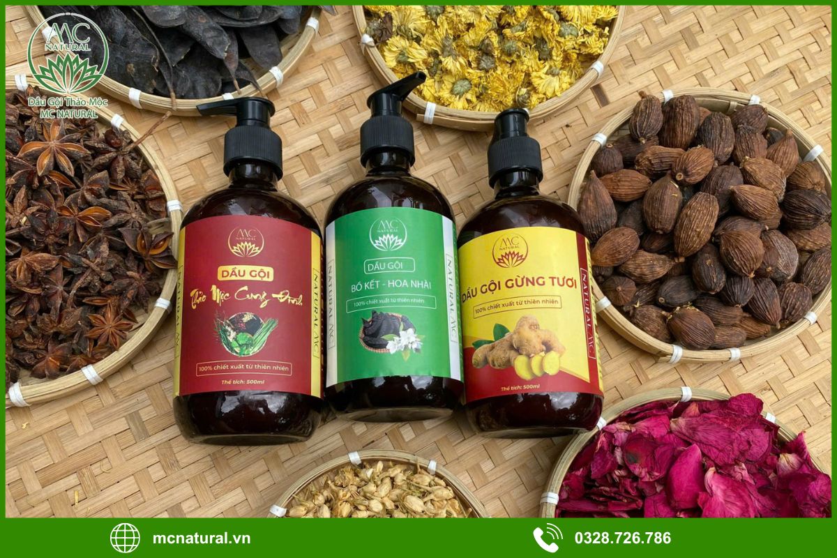MC Natural - Công ty gia công dầu gội bồ kết cho salon tóc chuyên nghiệp